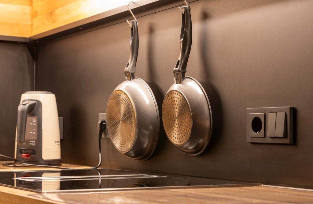 Küche im Hausboot Albatros